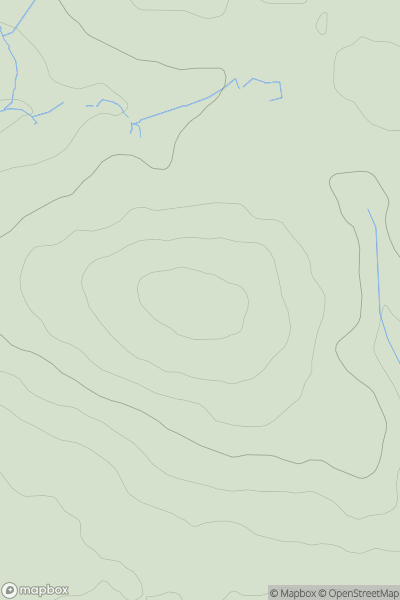 Thumbnail image for Brynhyfryd [South-West Wales] showing contour plot for surrounding peak